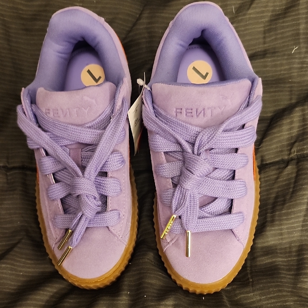 FentyxPuma Beauty Size 7 Lilac Sneakers
